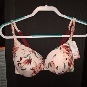 Cacique/Lane Bryant floral bra 34D NWT